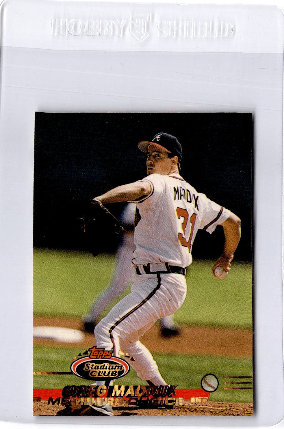 1993 Stadium Club #750b Greg Maddux Members Only
