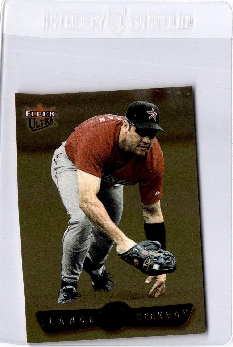 2002 Ultra #49 Lance Berkman Gold Medallion