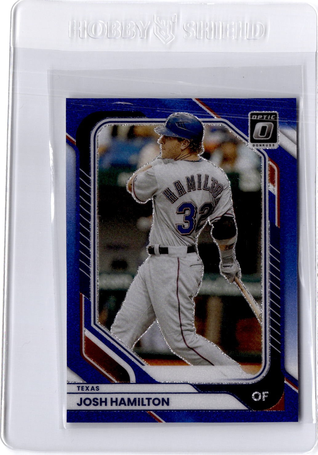 2026 Donruss #54 Josh Hamilton Optic Blue Glitter #/6