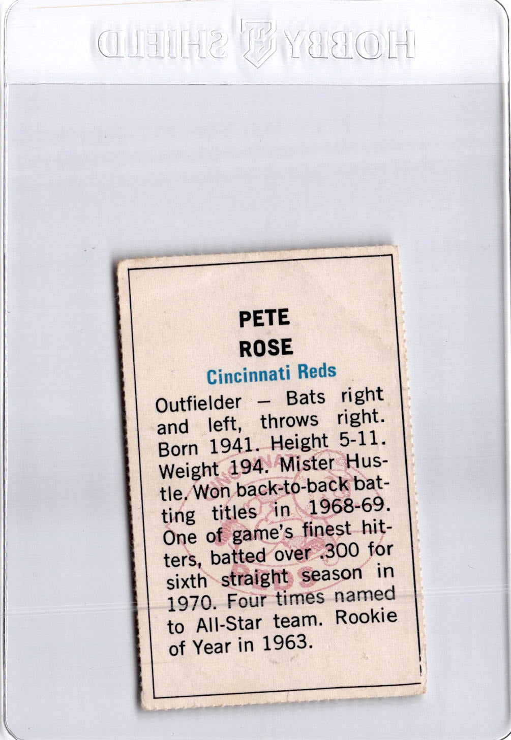 1971 Dell Today's Team Stamps #NNO Pete Rose