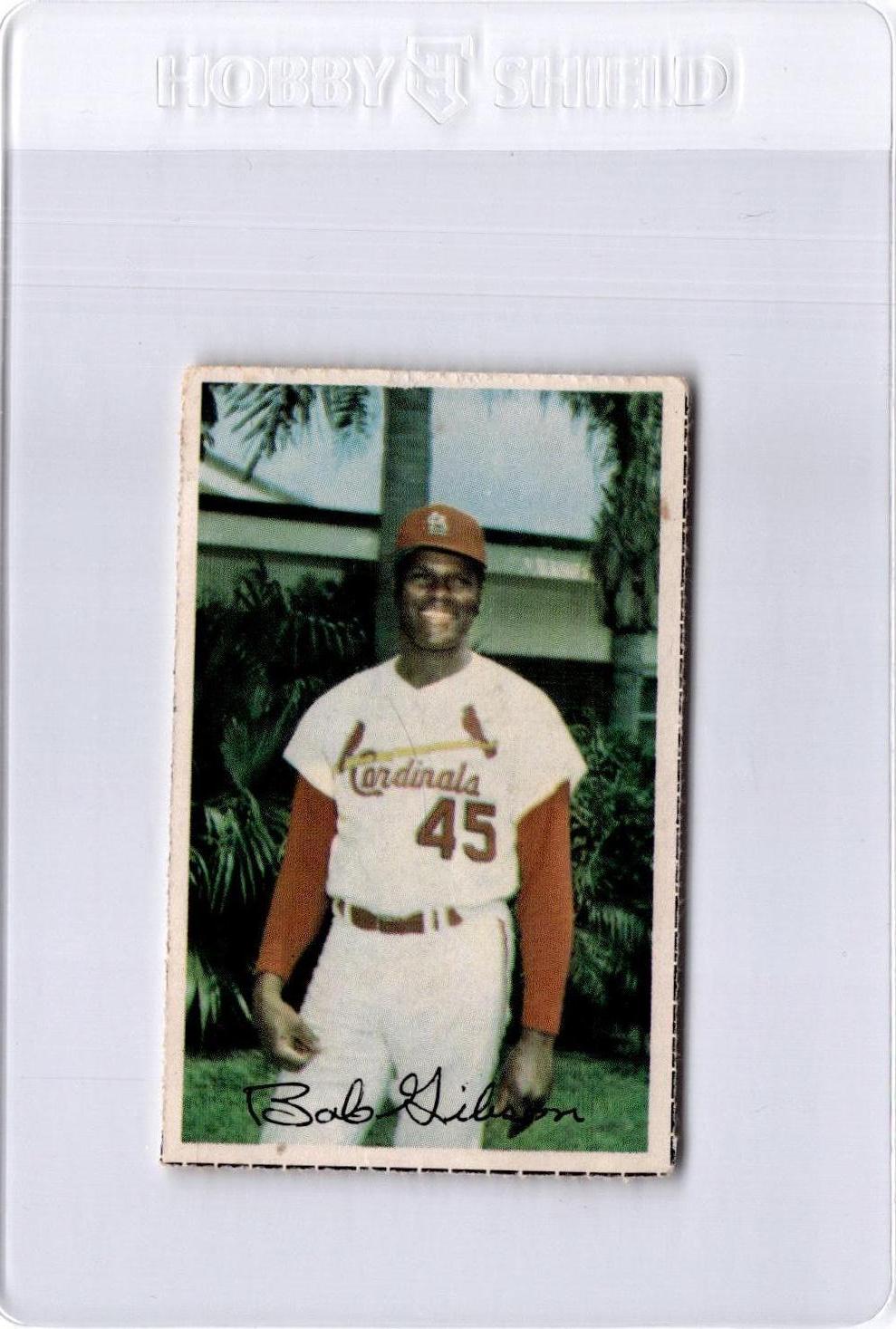 1971 Dell Today's Team Stamps #NNO Bob Gibson