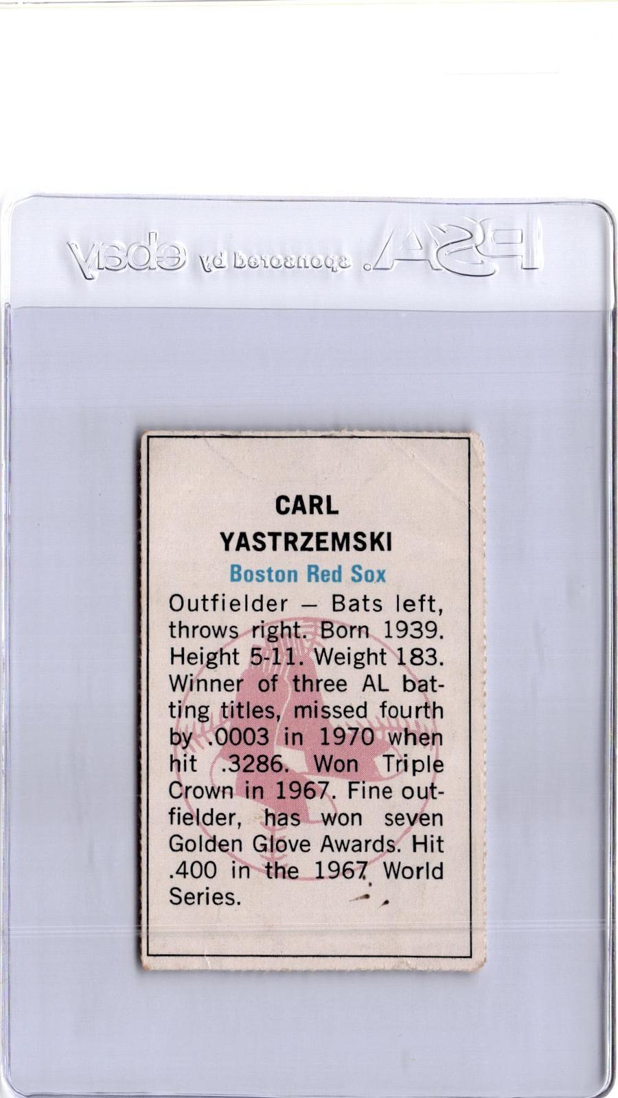 1971 Dell Today's Team Stamps #NNO Carl Yastrzemski