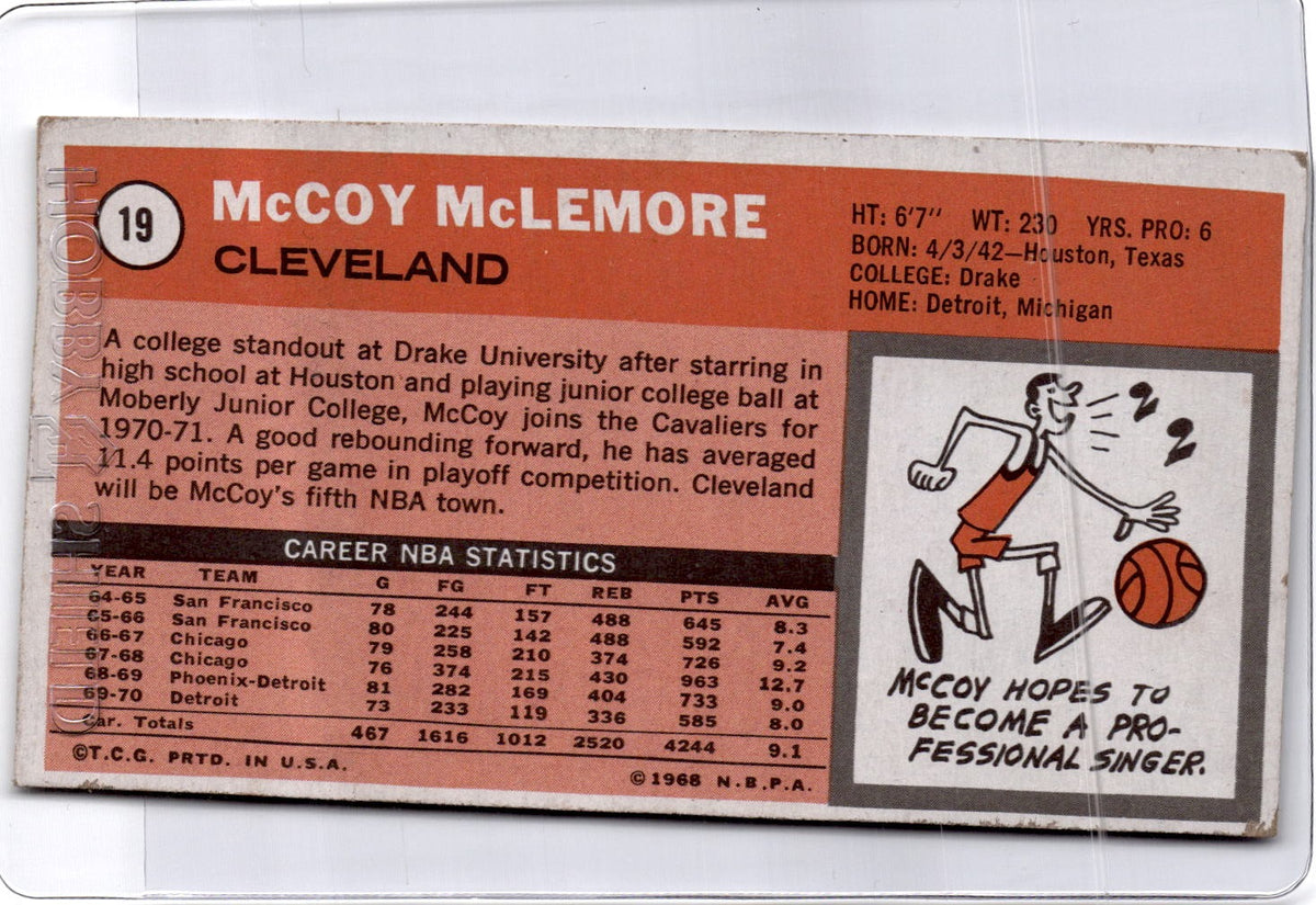 1970-71 Topps #19 McCoy McLemore