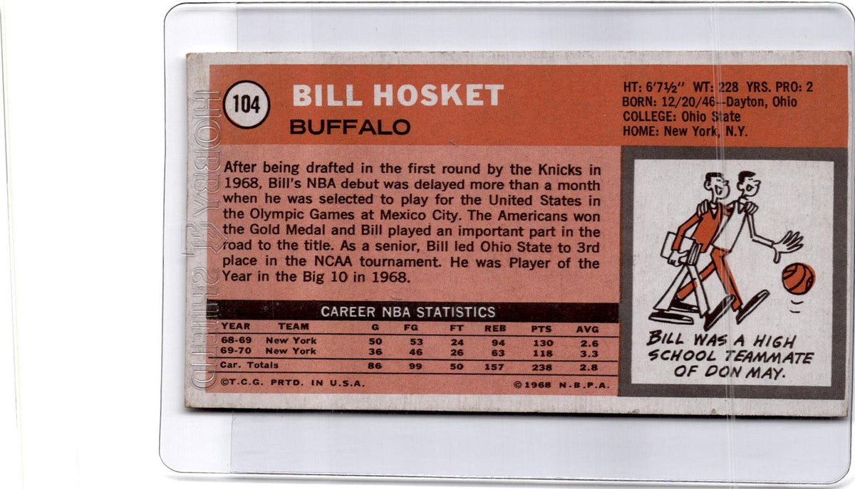 1970-71 Topps #104 Bill Hosket