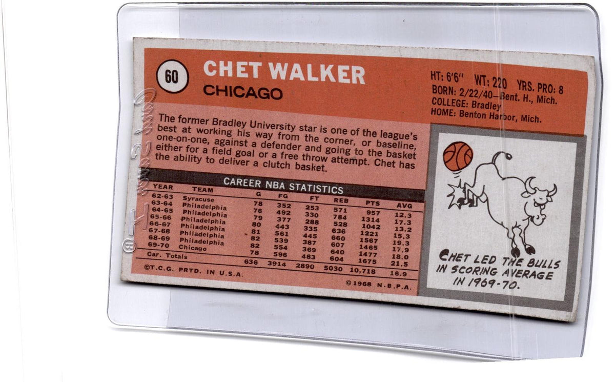 1970-71 Topps #60 Chet Walker