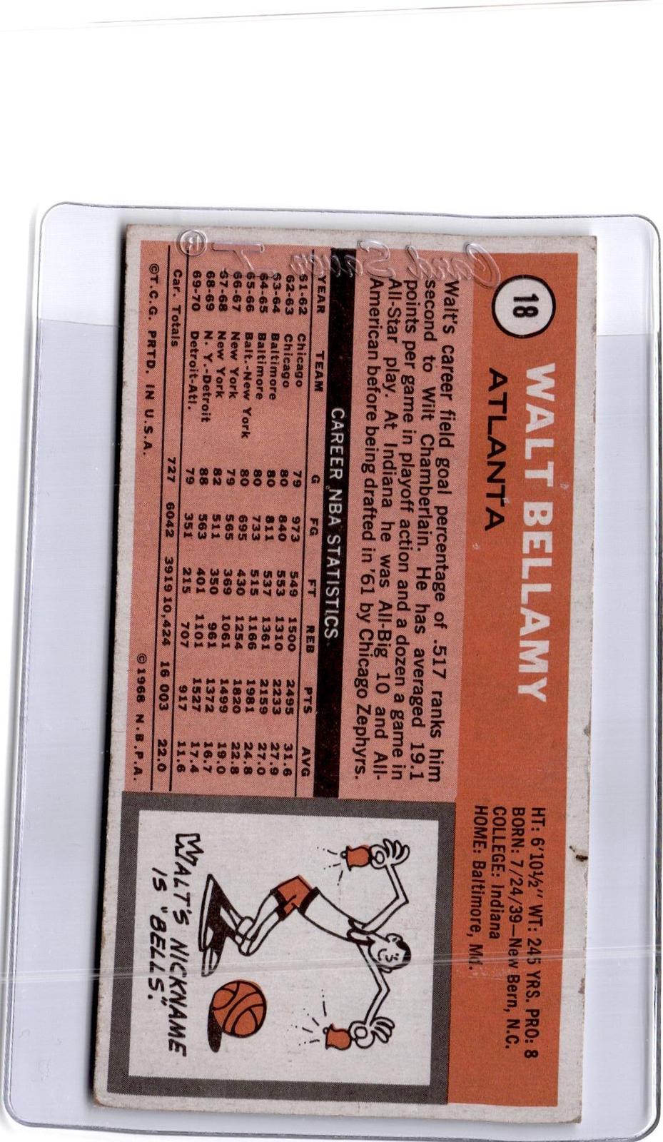 1970-71 Topps #18 Walt Bellamy