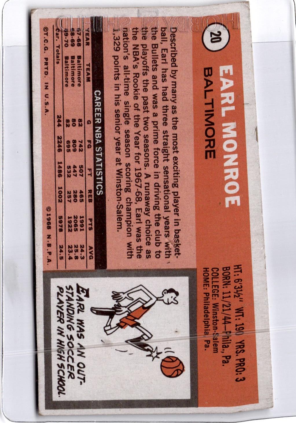 1970-71 Topps #20 Earl Monroe