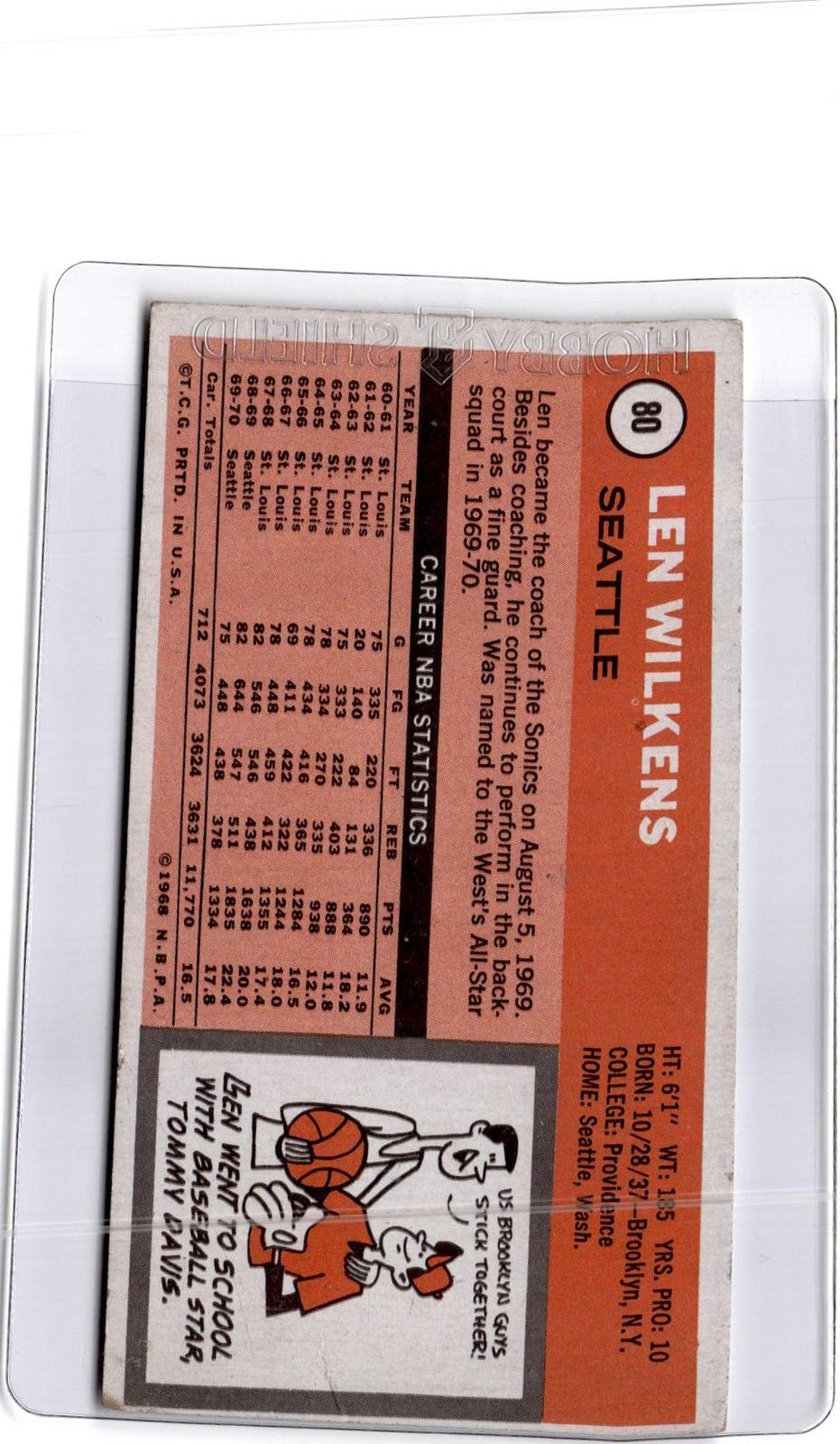 1970-71 Topps #80 Len Wilkens