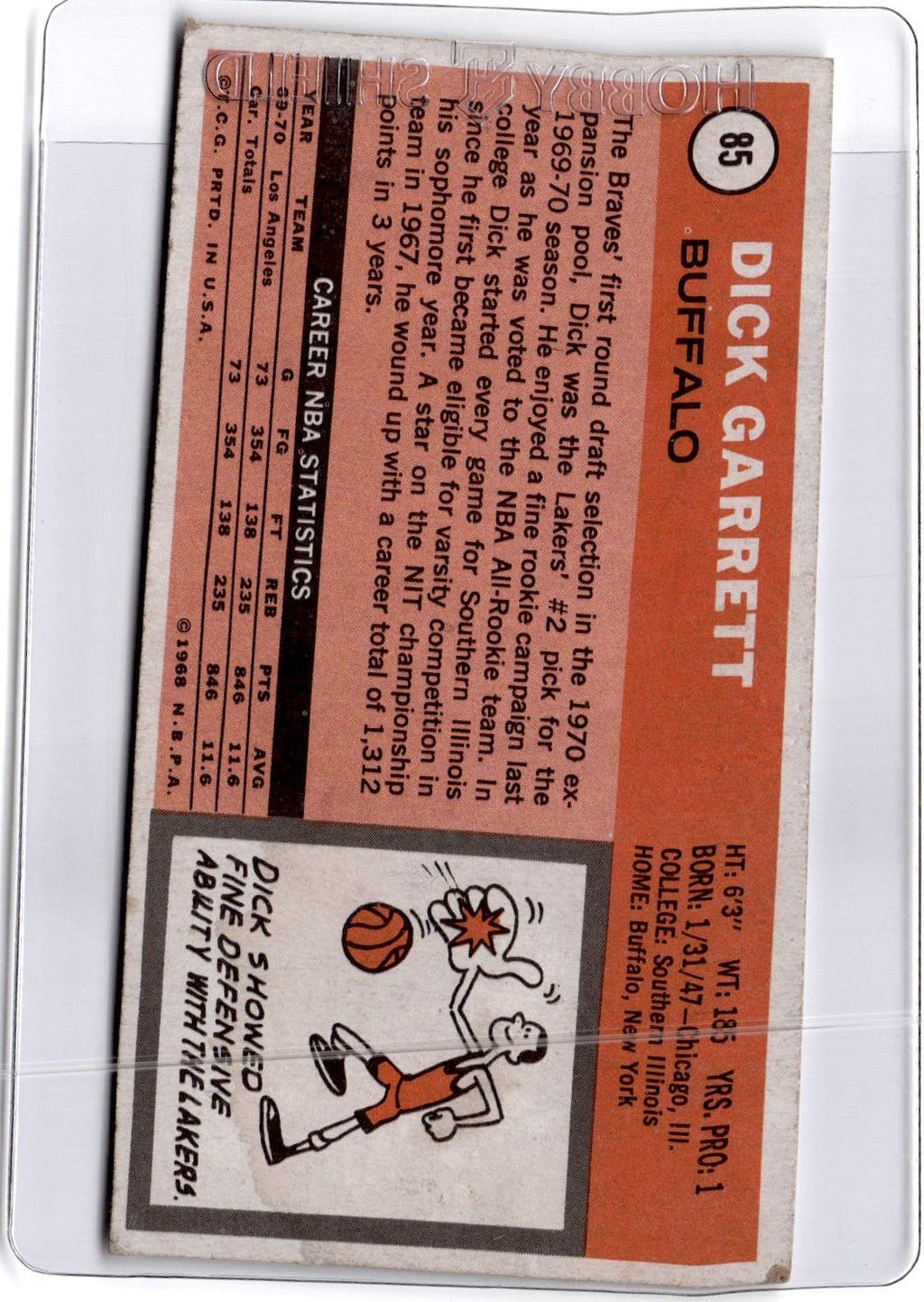 1970-71 Topps #85 Dick Garrett
