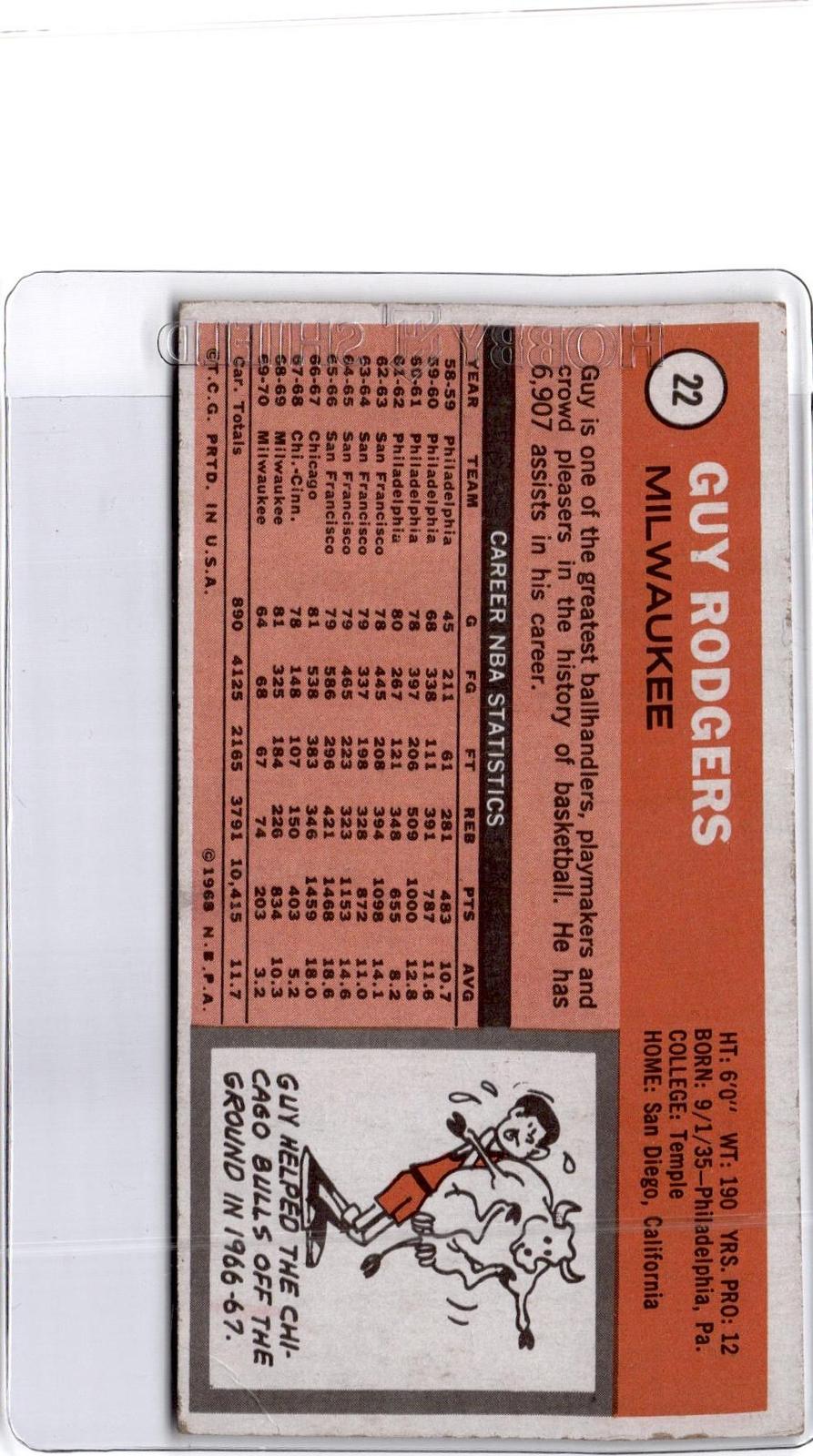 1970-71 Topps #22 Guy Rodgers