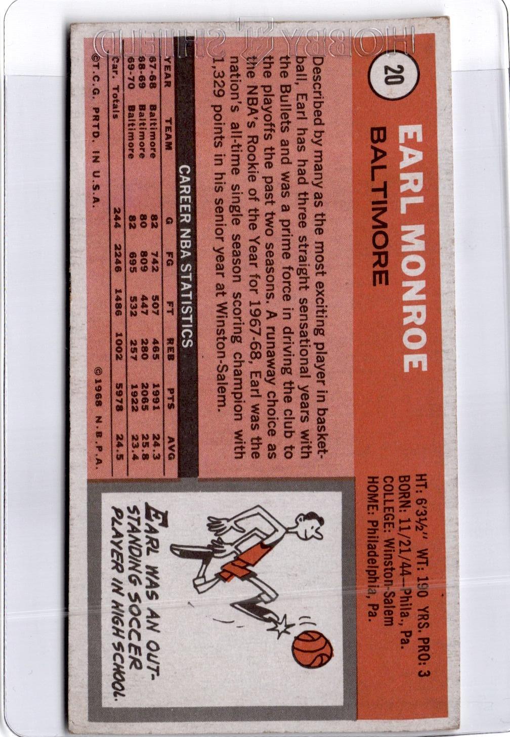 1970-71 Topps #20 Earl Monroe