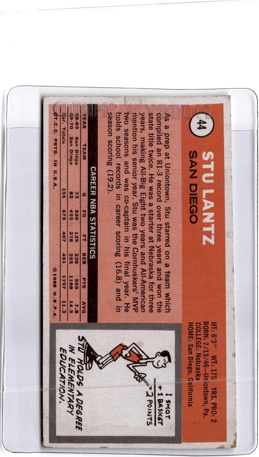 1970-71 Topps #44 Stu Lantz
