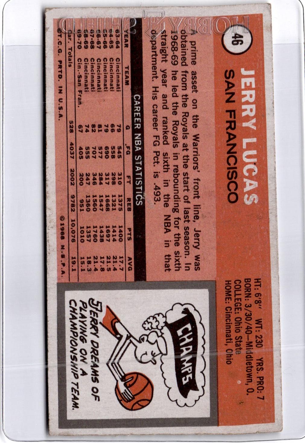 1970-71 Topps #46 Jerry Lucas