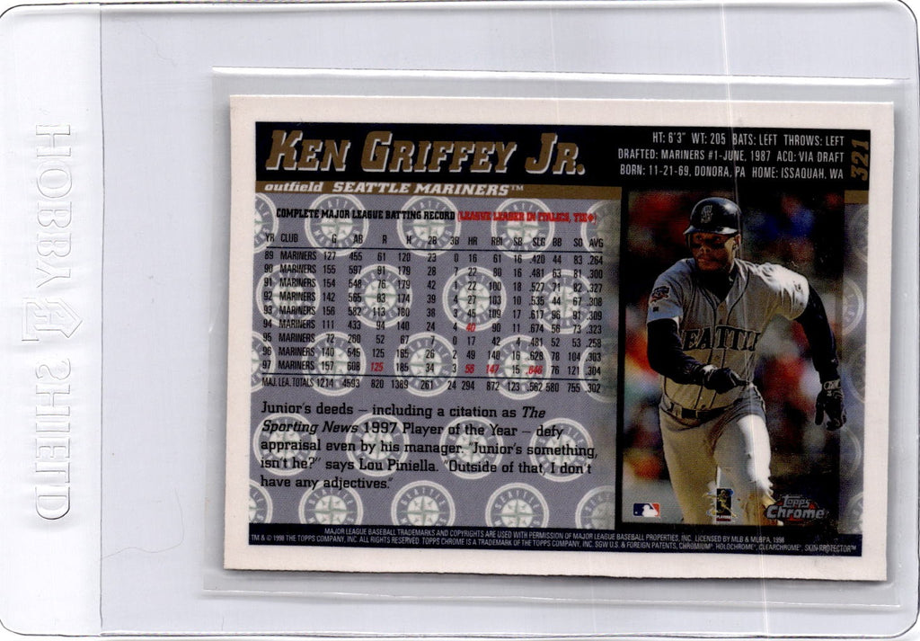 1998 Topps Chrome #321 Ken Griffey Jr.