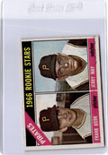 1966 Topps #123 Pirates 1966 Rookie Stars (Frank Bork / Jerry May)