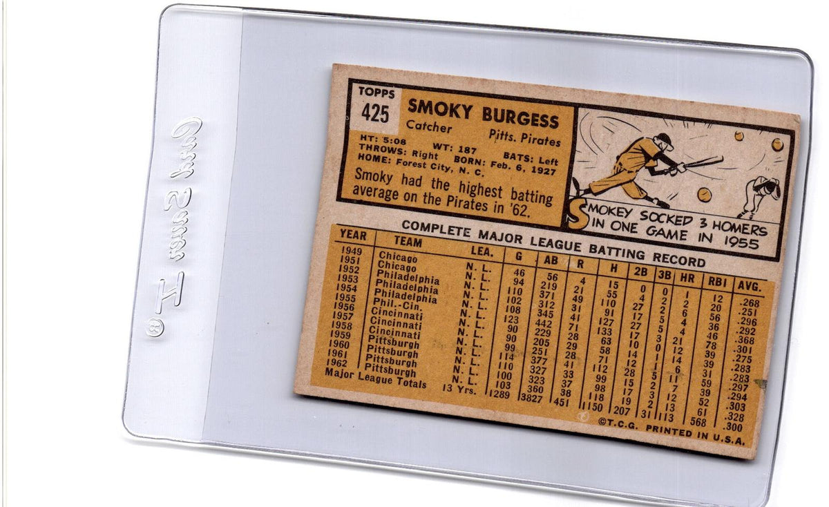 1963 Topps #425 Smoky Burgess