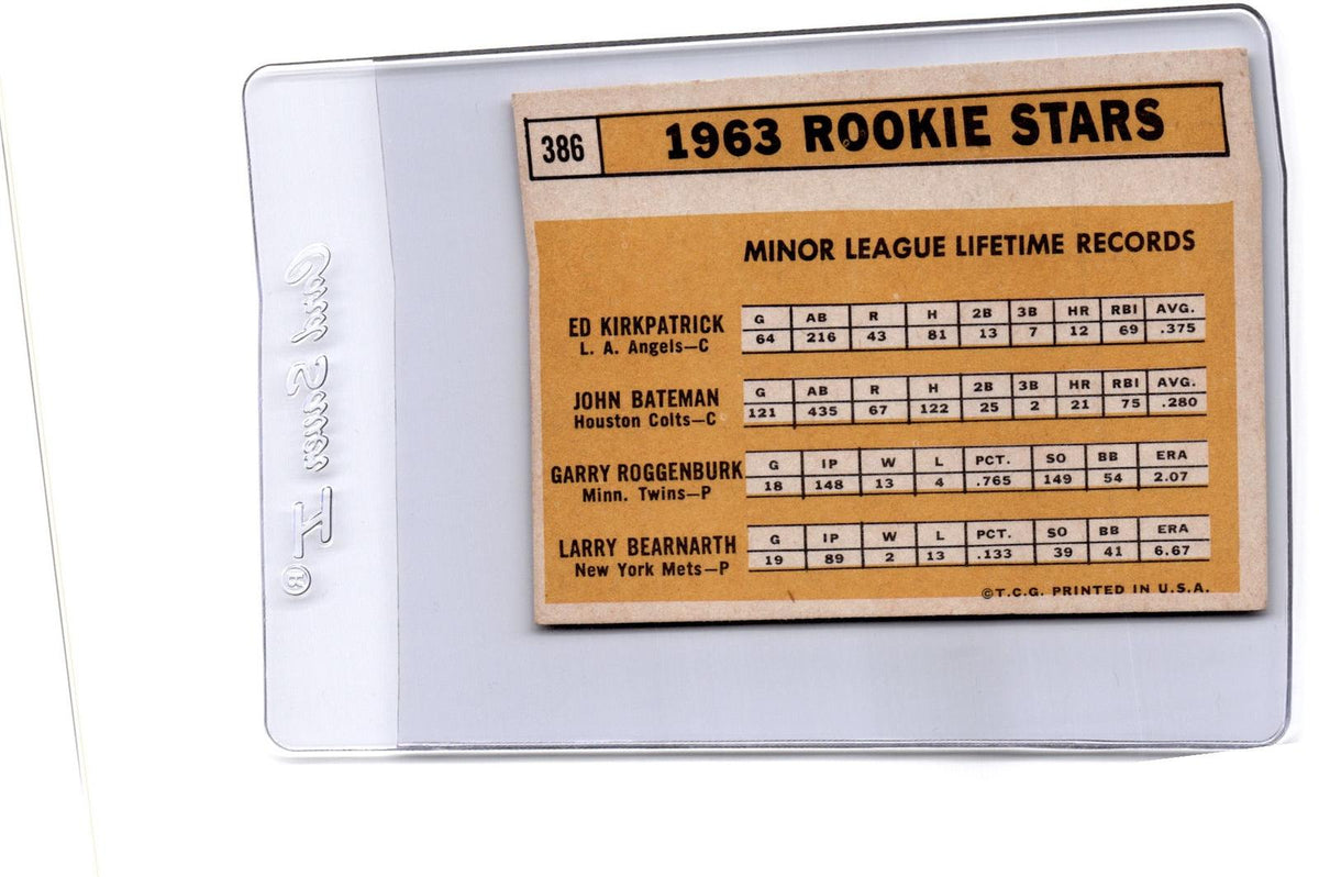 1963 Topps 1963 Rookie Stars (Dalkowski / Newman / Carl Bouldin / Jack Smith)