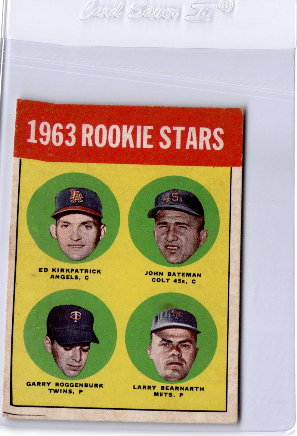 1963 Topps 1963 Rookie Stars (Dalkowski / Newman / Carl Bouldin / Jack Smith)