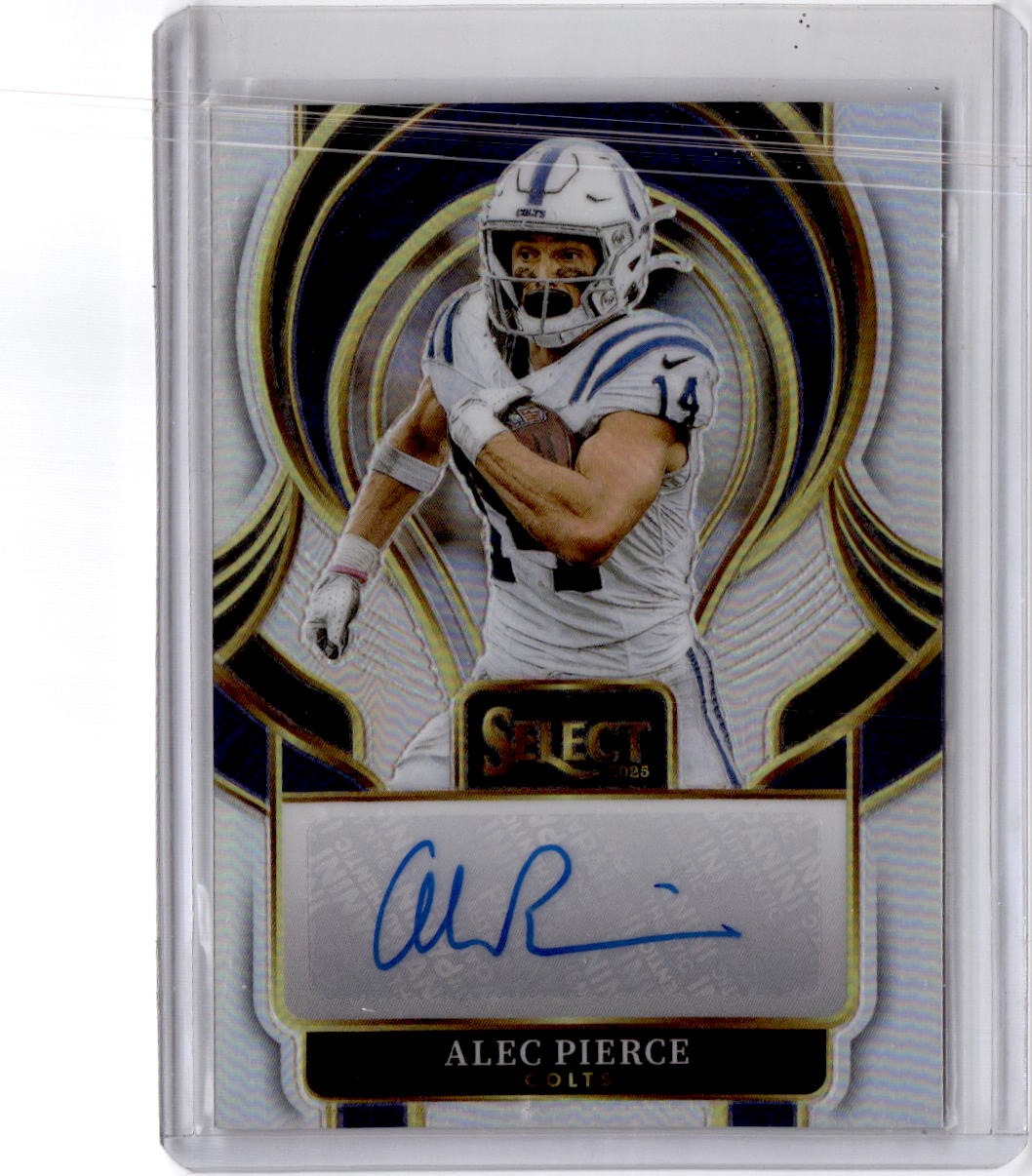 2025 Panini Select #SIP-APE Alec Pierce Select Signatures Prizm