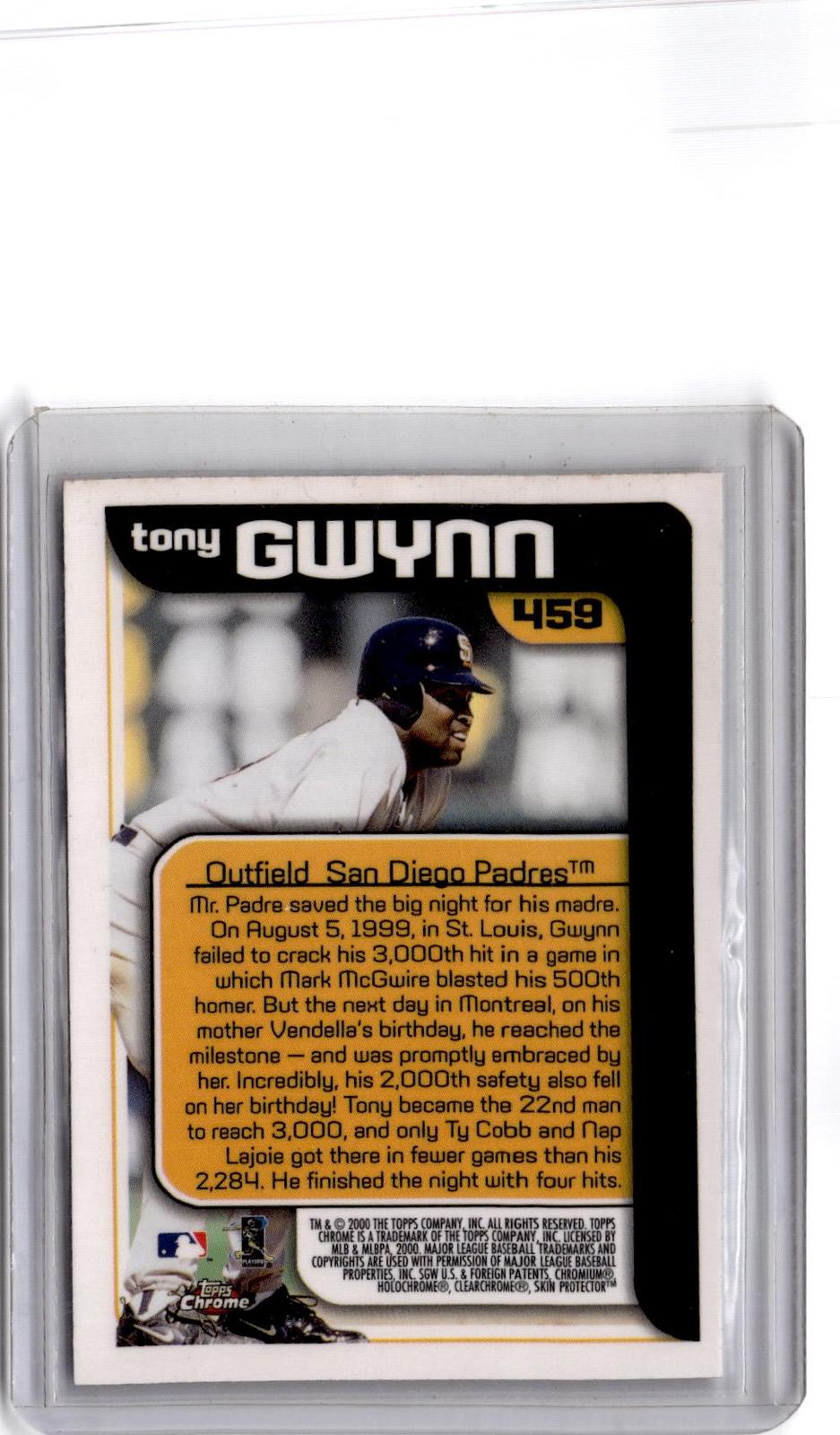 2000 Topps Chrome #459 Tony Gwynn