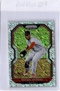2021 Panini Prizm #67 Rafael Devers Shimmer Prizm #/7
