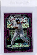 2021 Panini Prizm #228 Kirby Puckett Purple Shimmer Prizm #/7
