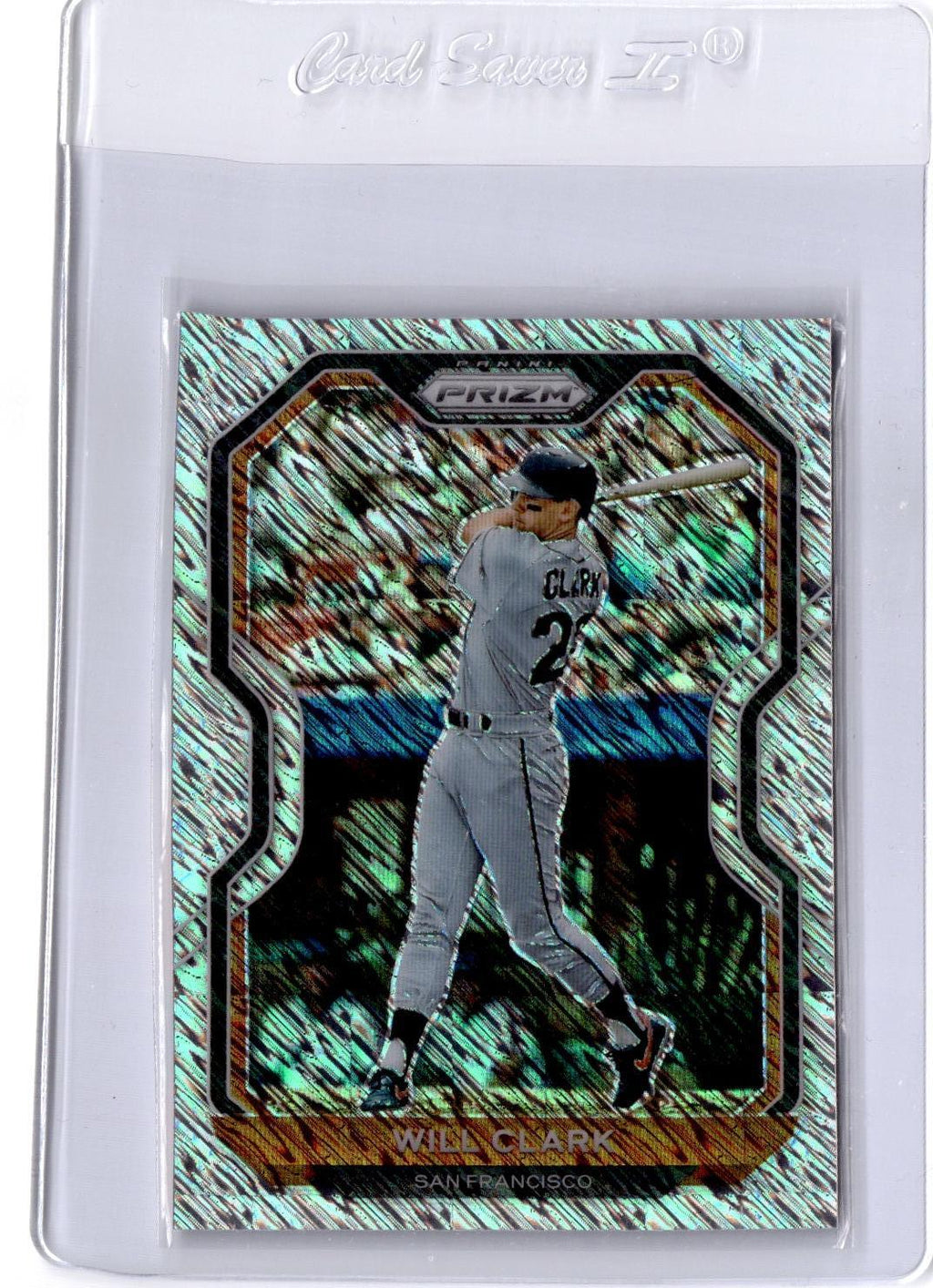 2021 Panini Prizm #217 Will Clark Shimmer Prizm #/7