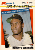 1987 Topps Kmart 25th Anniversary Stars of the Decades #2 Roberto Clemente