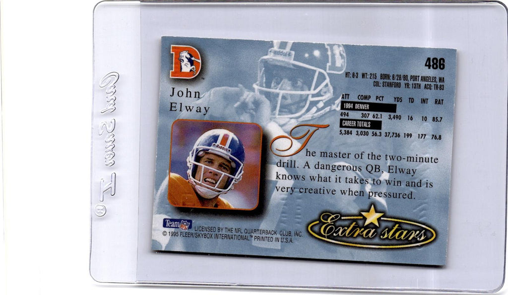 1995 Ultra #486 John Elway Gold Medallion