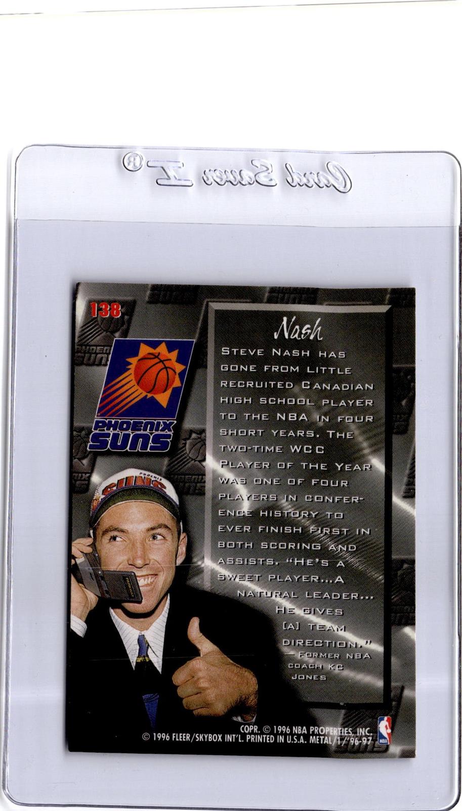 1996-97 Metal #138 Steve Nash