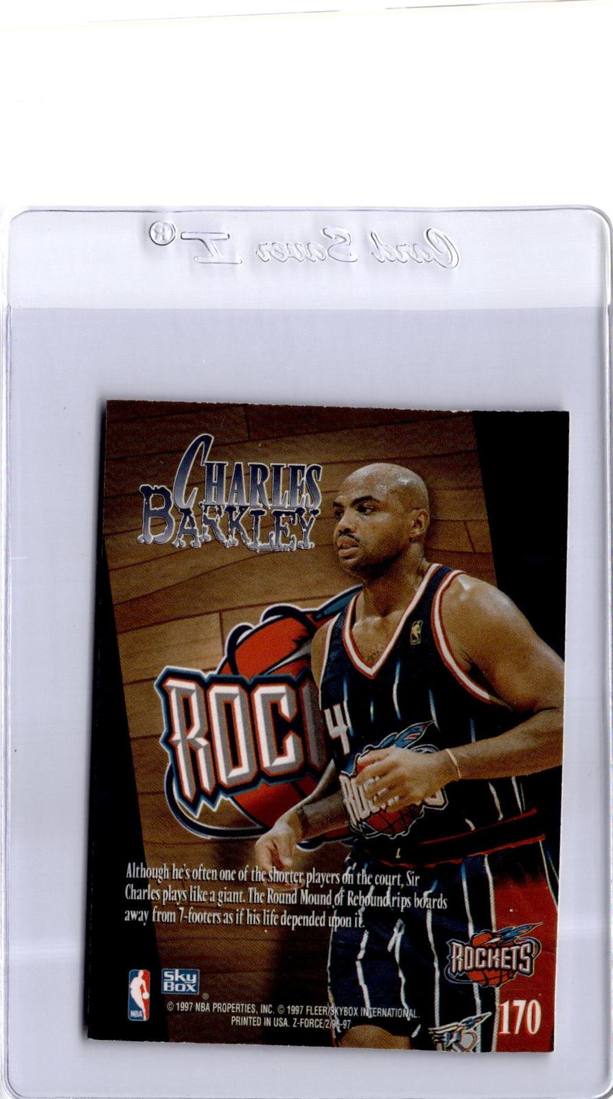 1996-97 SkyBox Z-Force #170 Charles Barkley