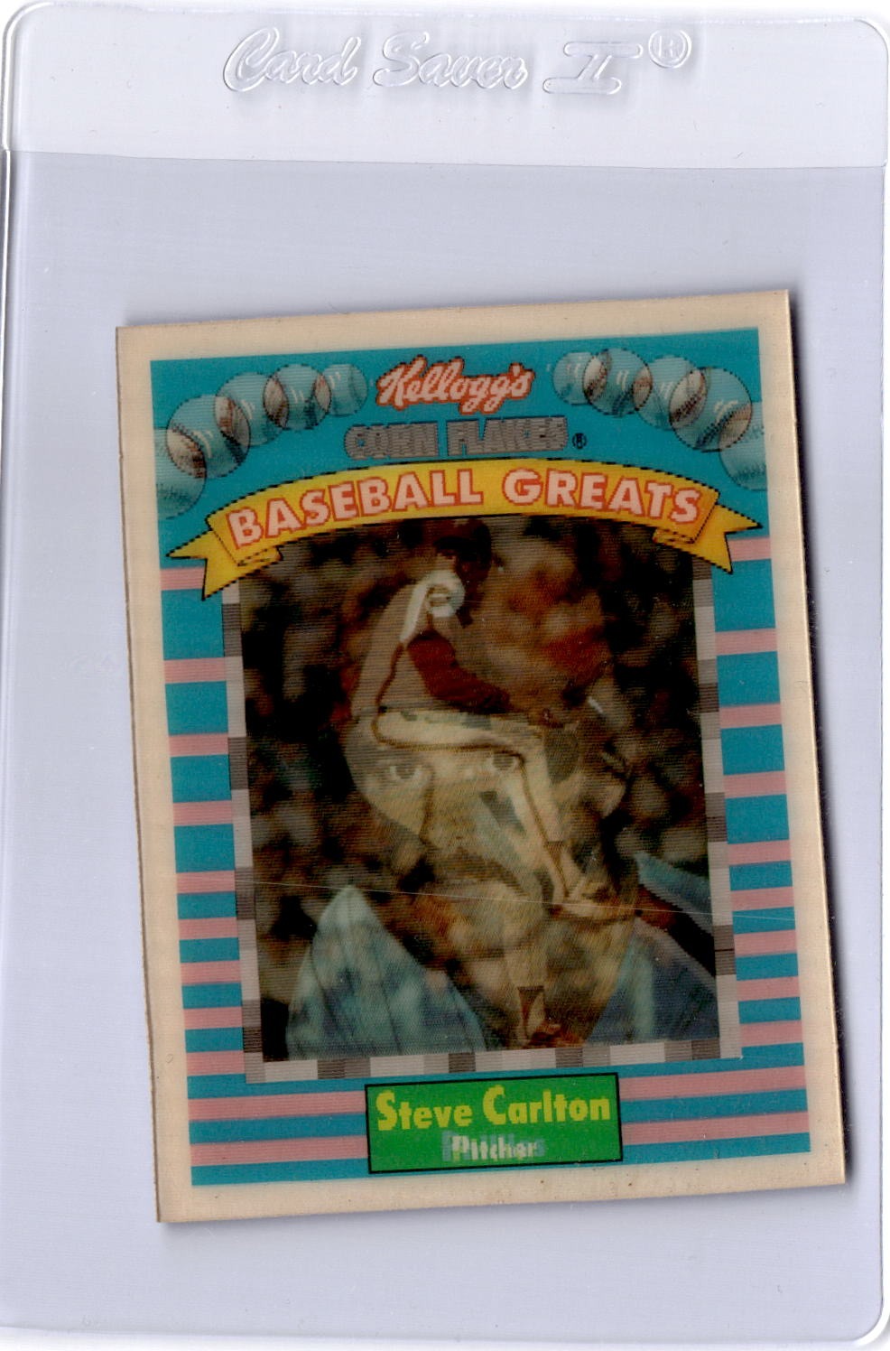 1991 Kellogg's Corn Flakes Baseball Greats #8 Steve Carlton