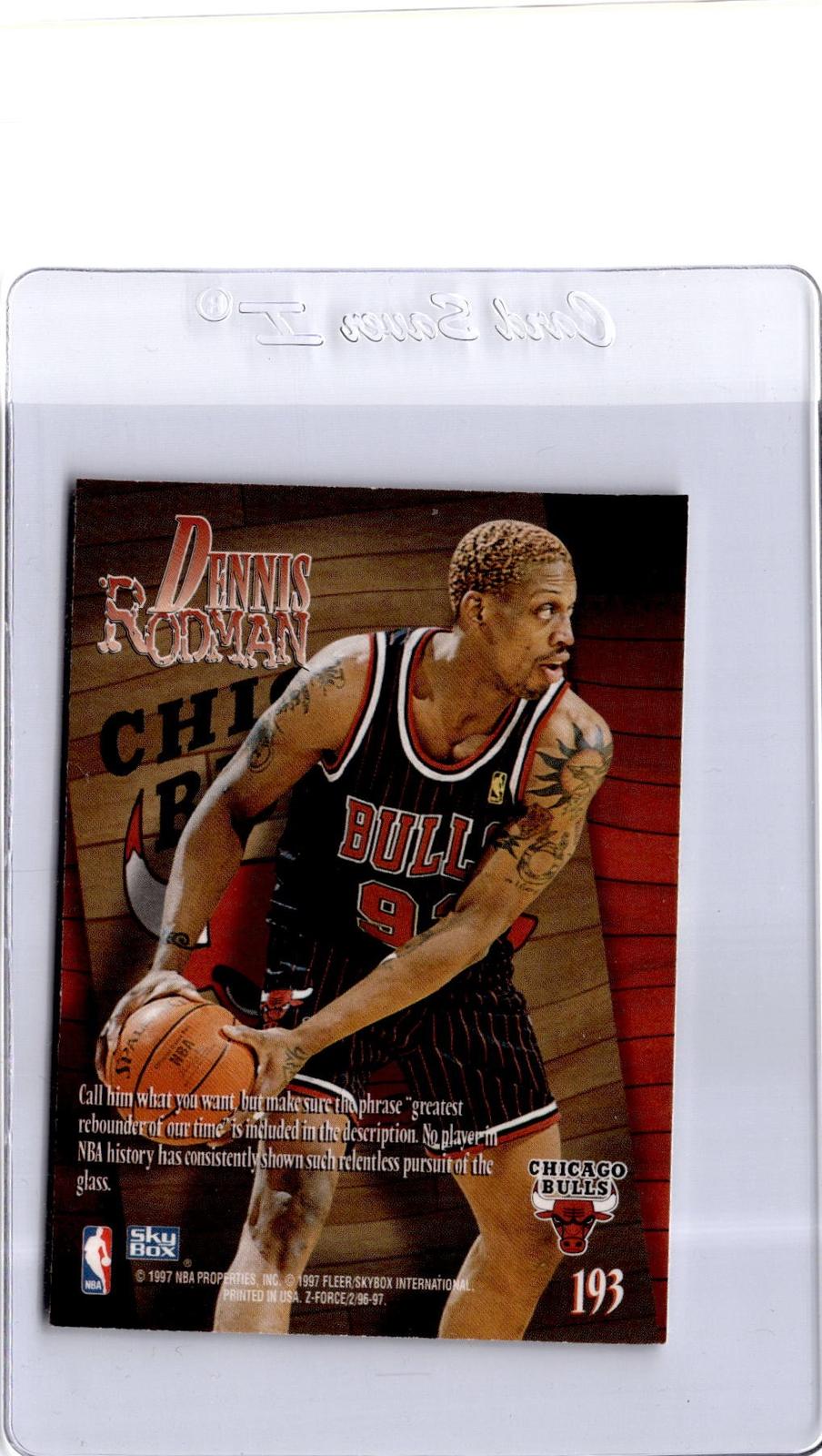 1996-97 SkyBox Z-Force #193 Dennis Rodman