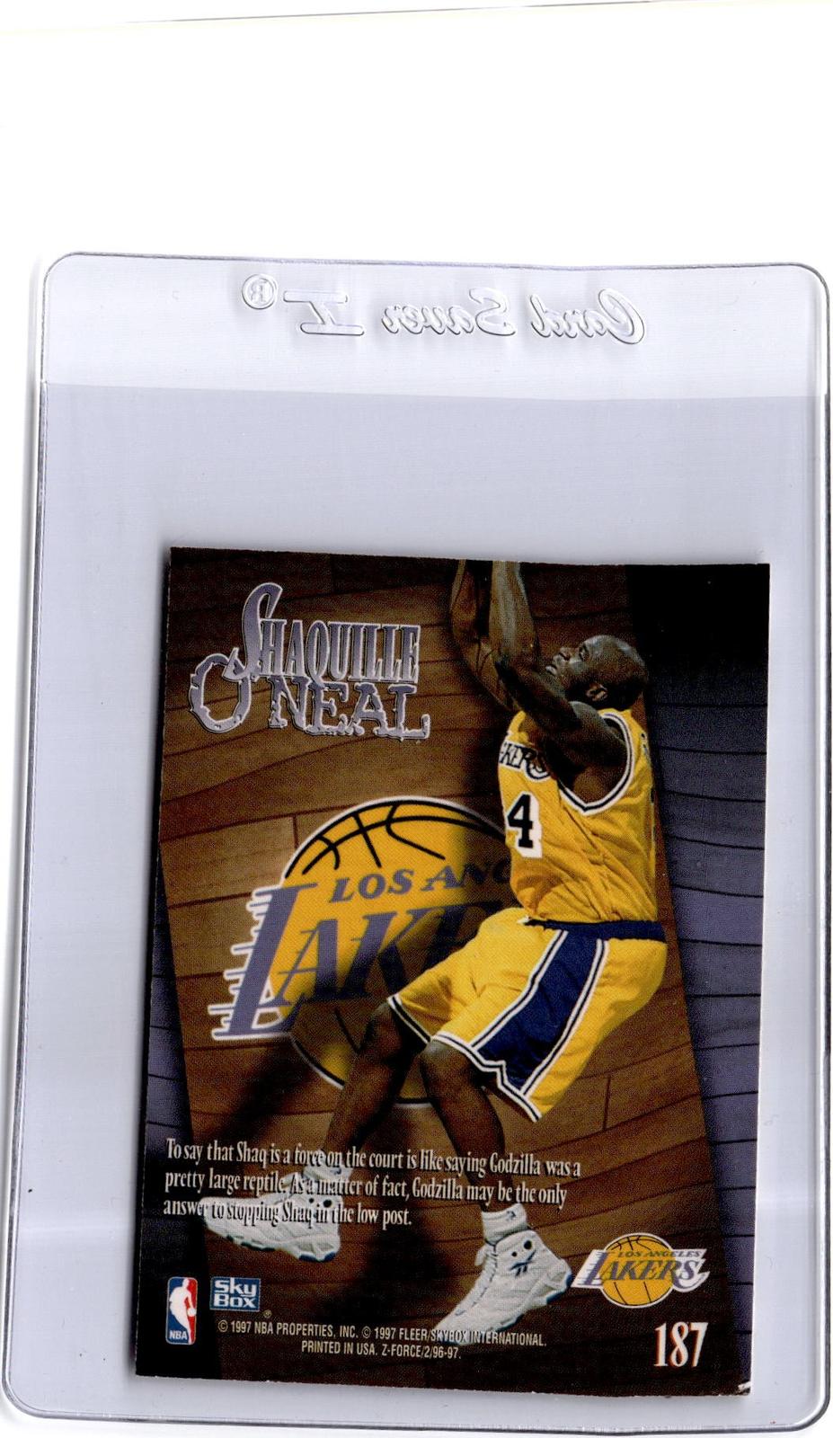 1996-97 SkyBox Z-Force #187 Shaquille O'Neal