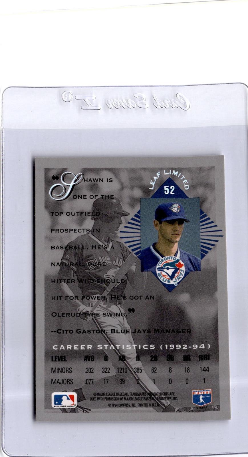 1994 Leaf Limited Rookies #52 Shawn Green