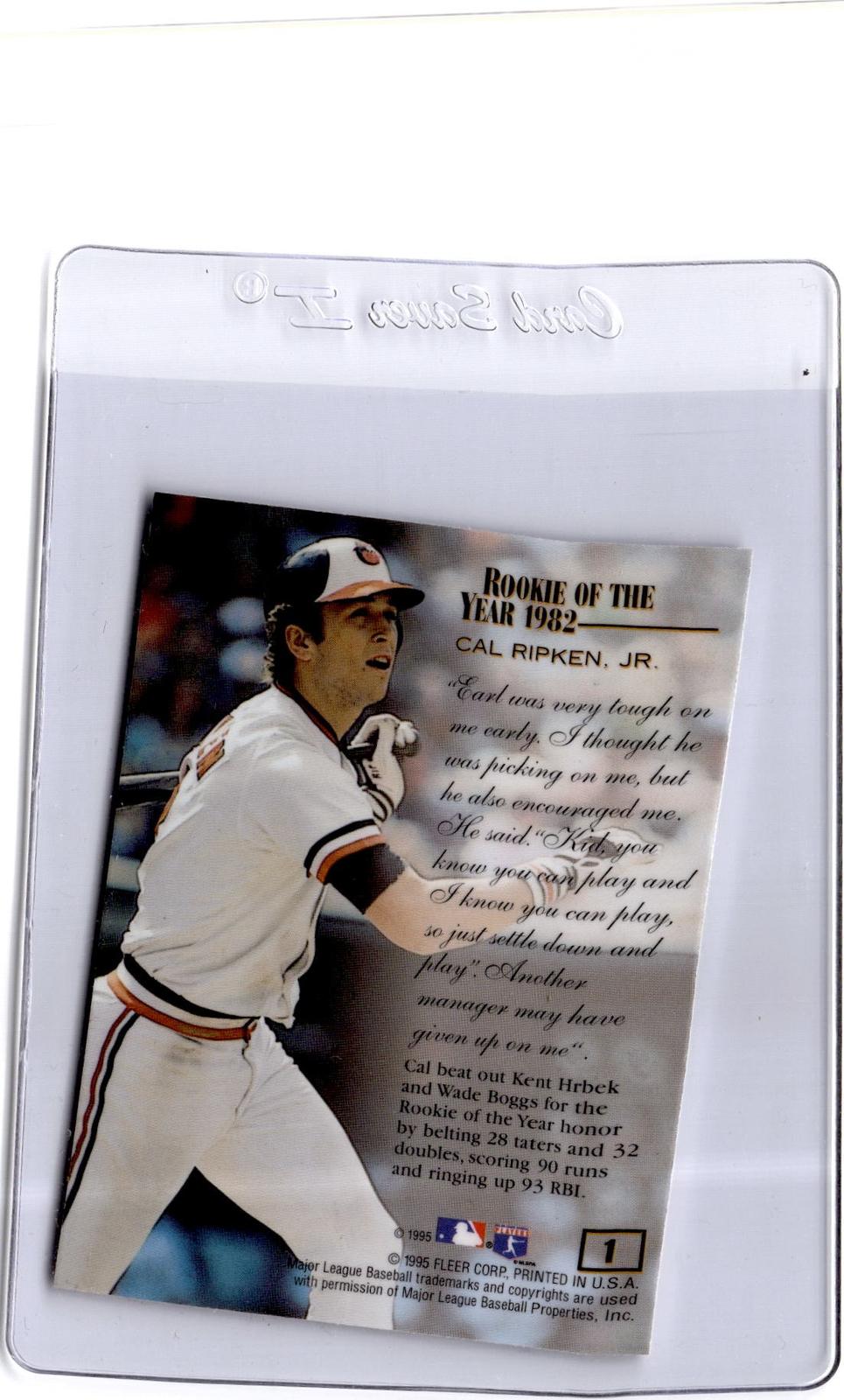 1995 Flair #1 Cal Ripken, Jr. Cal Ripken, Jr.: Enduring
