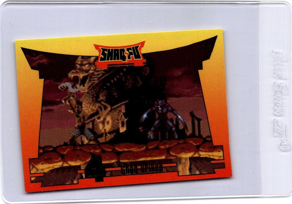 1994 Classic Four Sport #SF13 Shaq-uriken Shaq Fu