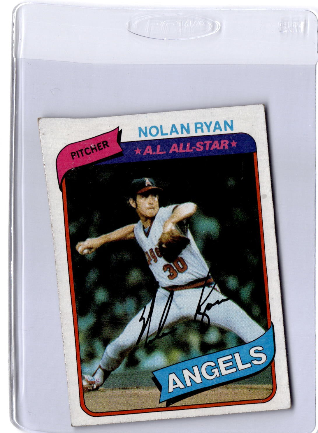 1980 Topps #580 Nolan Ryan