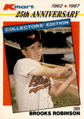 1987 Topps Kmart 25th Anniversary Stars of the Decades #9 Brooks Robinson