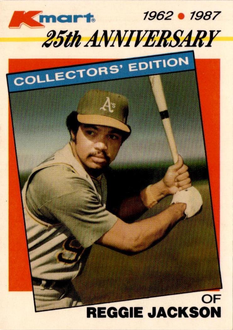 1987 Topps Kmart 25th Anniversary  Stars of the Decades #16 Reggie Jackson