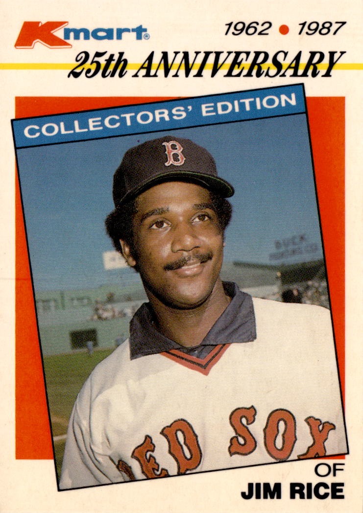 1987 Topps Kmart 25th Anniversary Baseball's Stars of the Decades #18 Jim Rice