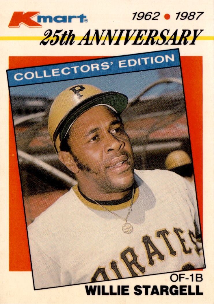 1987 Topps Kmart 25th Anniversary  Stars of the Decades #22 Willie Stargell