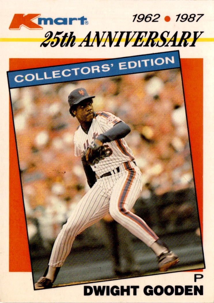 1987 Topps Kmart 25th Anniversary  Stars of the Decades #26 Dwight Gooden