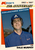 1987 Topps Kmart 25th Anniversary Stars of the Decades #29 Dale Murphy