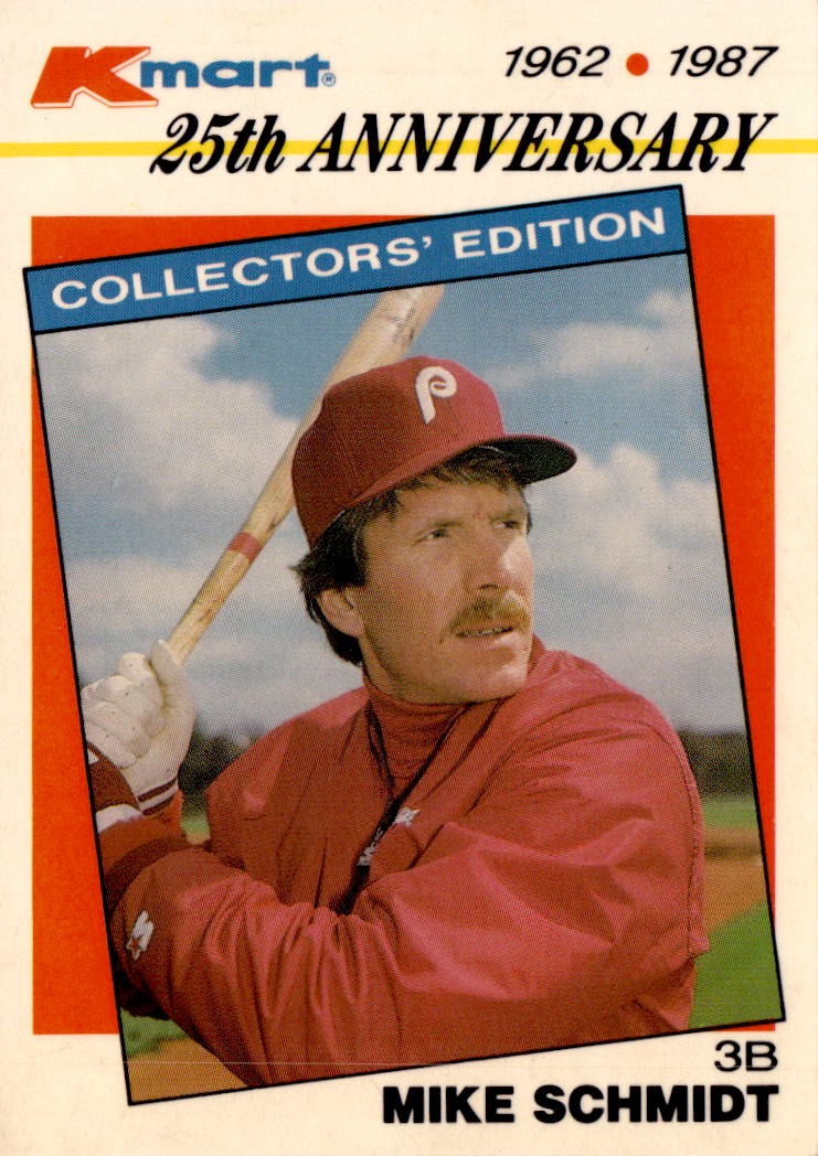 1987 Topps Kmart 25th Anniversary  Stars of the Decades #31 Mike Schmidt