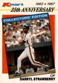 1987 Topps Kmart 25th Anniversary Stars of the Decades #32 Darryl Strawberry