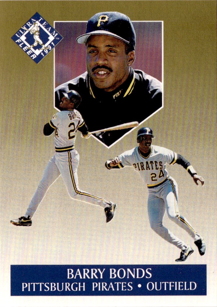 1991 Ultra #1 Barry Bonds Ultra Team (Ultra Gold)