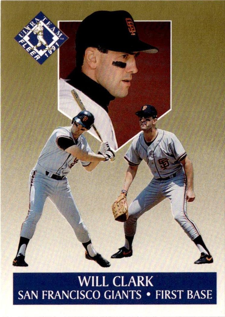 1991 Ultra #2 Will Clark Ultra Team (Ultra Gold)