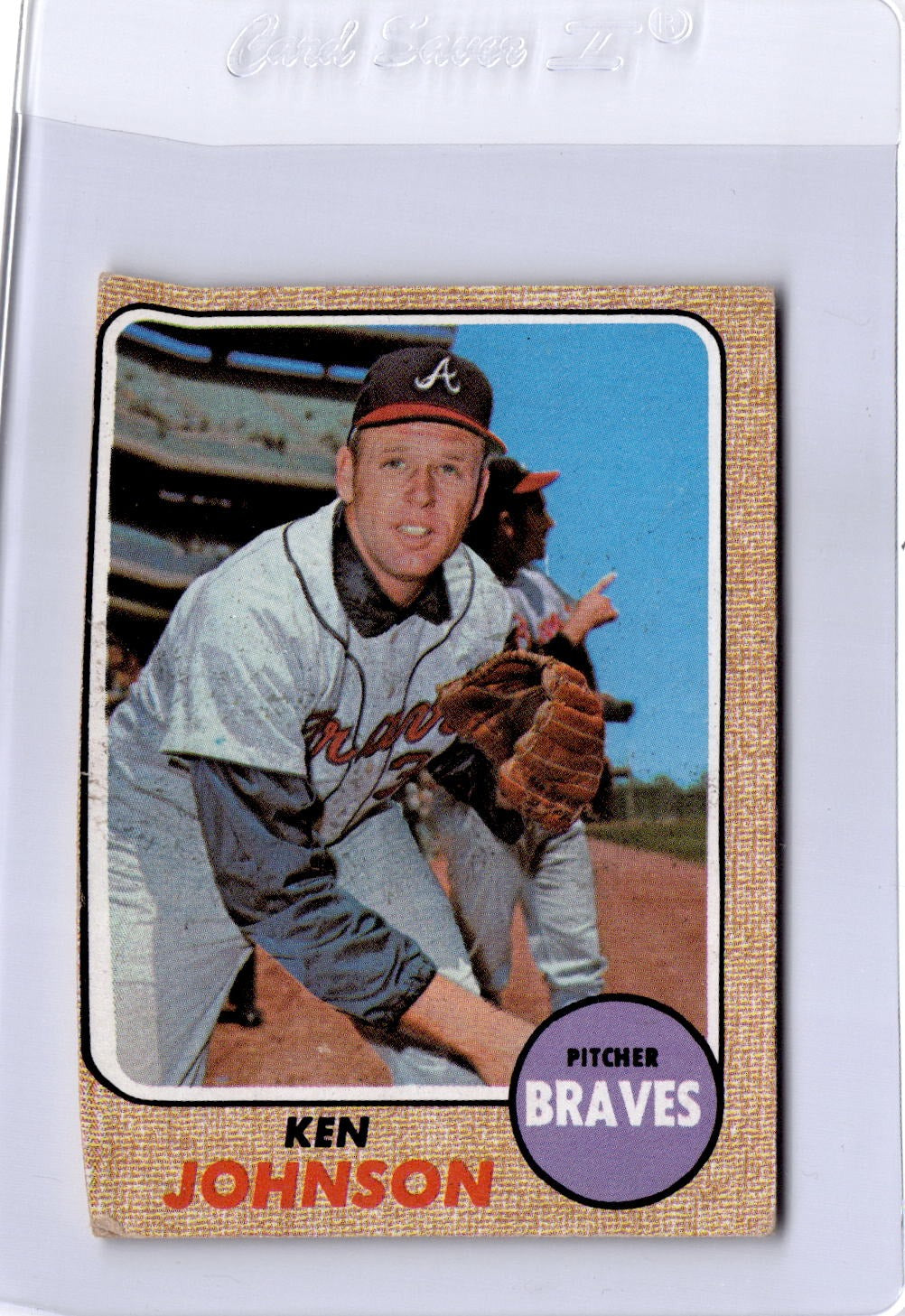 1968 Topps #342 Ken Johnson