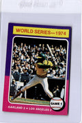 1975 Topps #461 1974 World Series Game 1